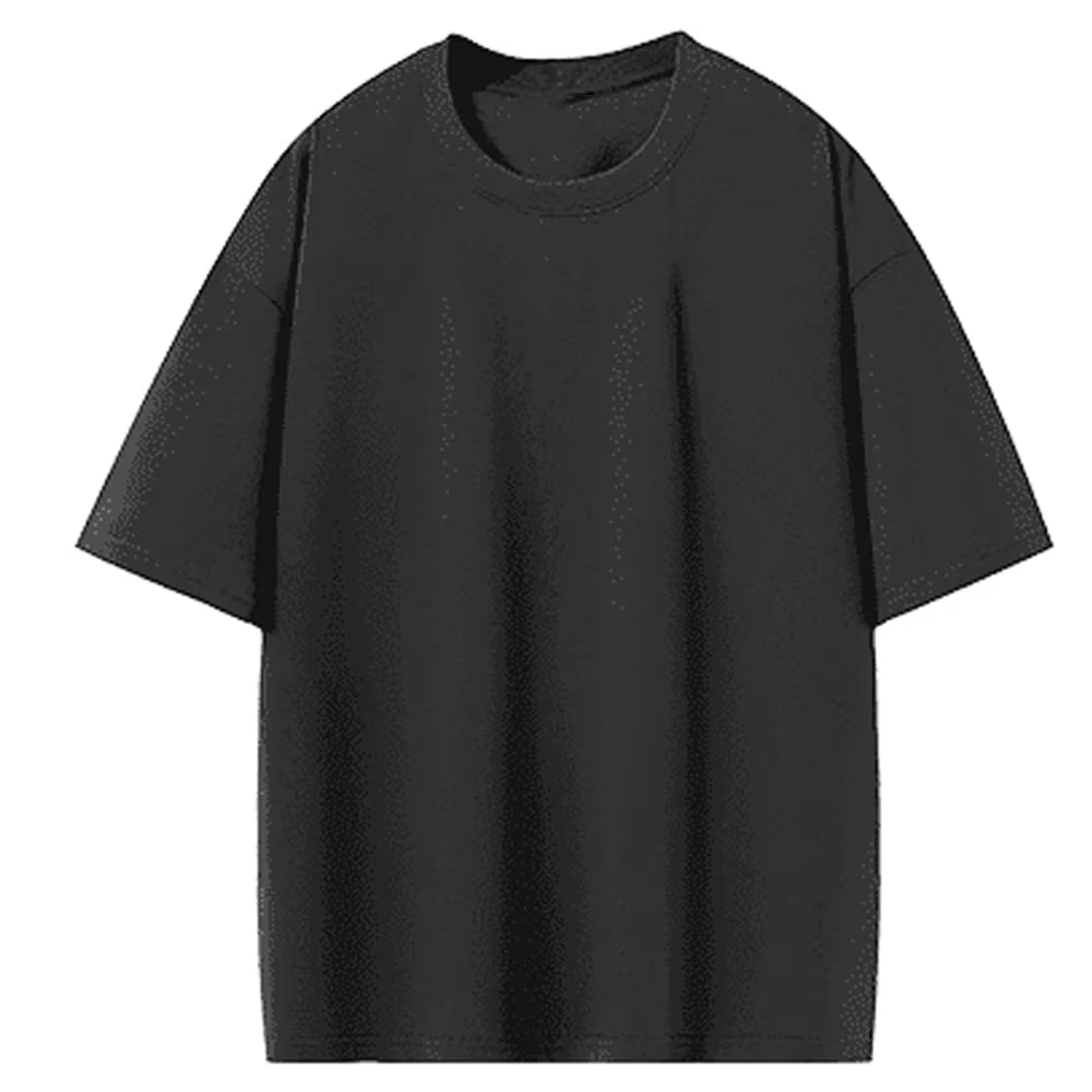 T-shirt Oversize en Coton Personnalisé 2026 – Imprimé sur Mesure, Style Harajuku, Créez Votre Propre