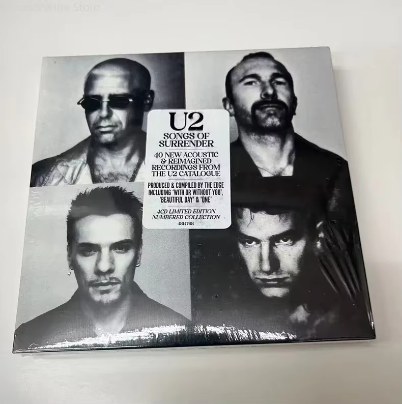Classique du rock irlandais Evergreens U2 - Songs of Surrender 4CD 2023, CD musical remasterisé, cof