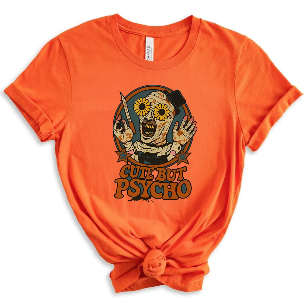 Terrifier Halloween film d'horreur chemise Art le Clown mignon mais psychopathe graphique t-shirt Ar