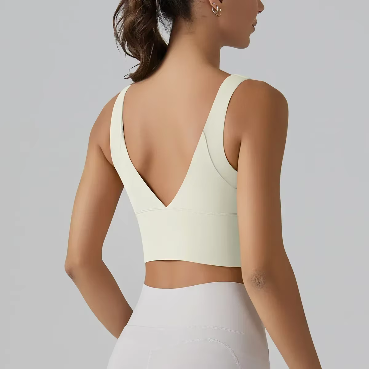 MIML Débardeur de Yoga pour Femmes Gym Entraînement Pilates Vêtements Chemisier de Sport Gilet Vêtem