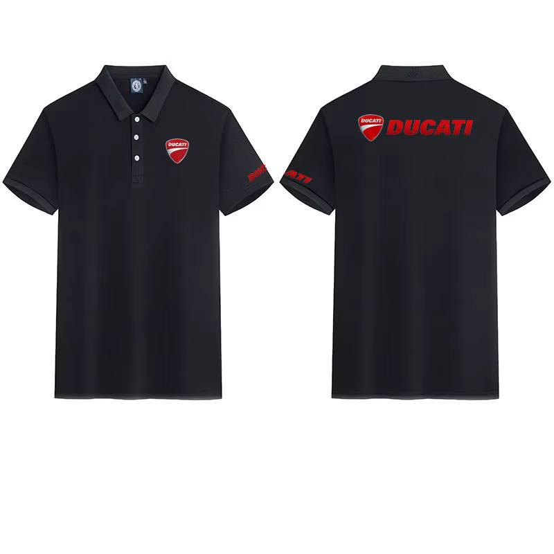 Chemise POLO à col pour moto Ducati Racing, combinaison de cyclisme pour hommes et femmes, haut d'ét