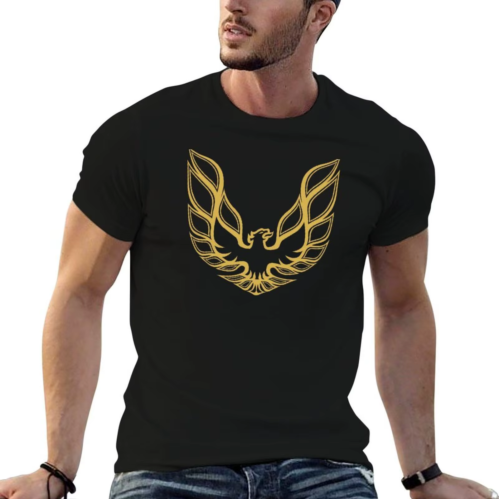 Logo Trans AM T-Shirt t-shirts pour homme graphique drôle homme T-Shirt coton lourd T-Shirt