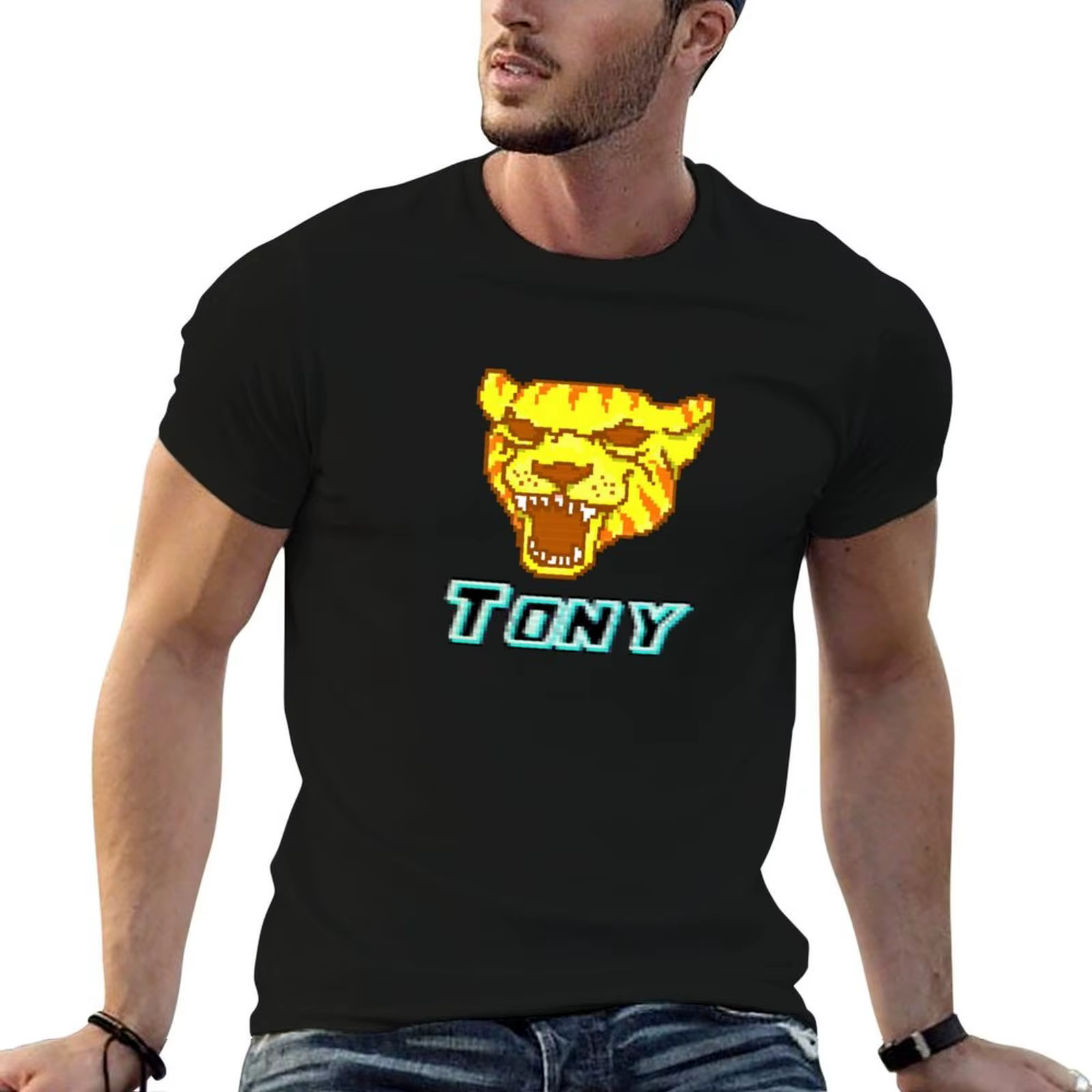 Hotline Miami - Tony ! T-shirts pour homme, t-shirts graphiques amusants pour homme, t-shirts graphi