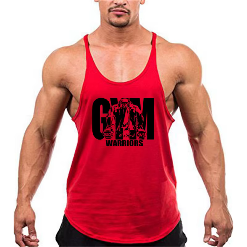 Débardeur de musculation pour hommes, vêtements de sport de marque, en coton respirant, gilets muscu