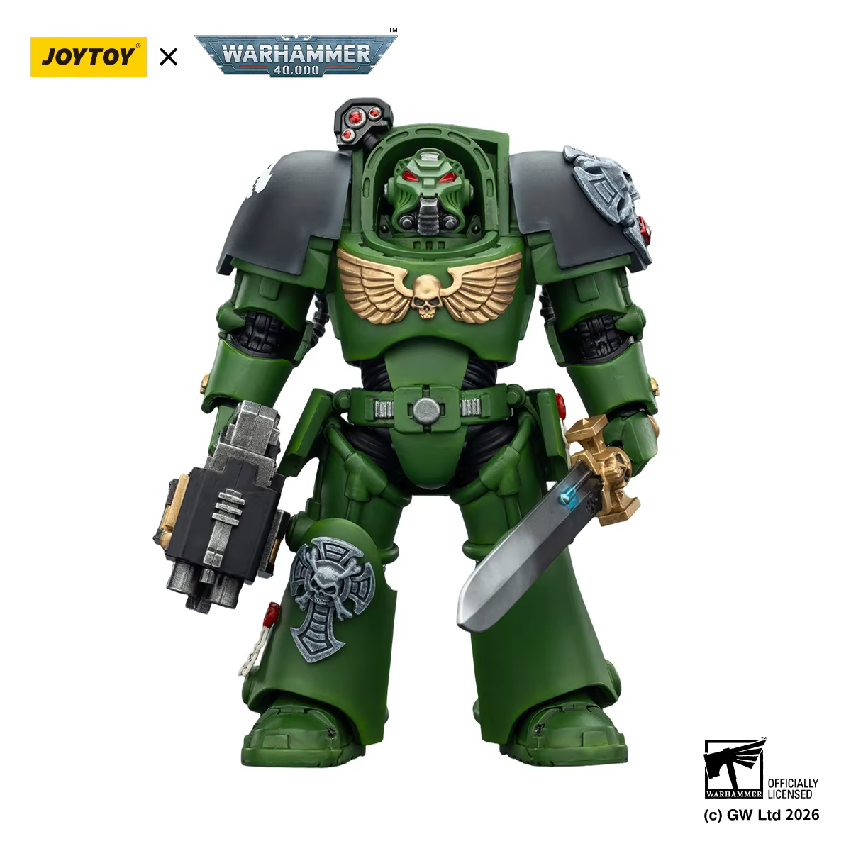 【En stock】JOYTOY Warhammer 40K Salamanders 1/18 Figurine Terminator