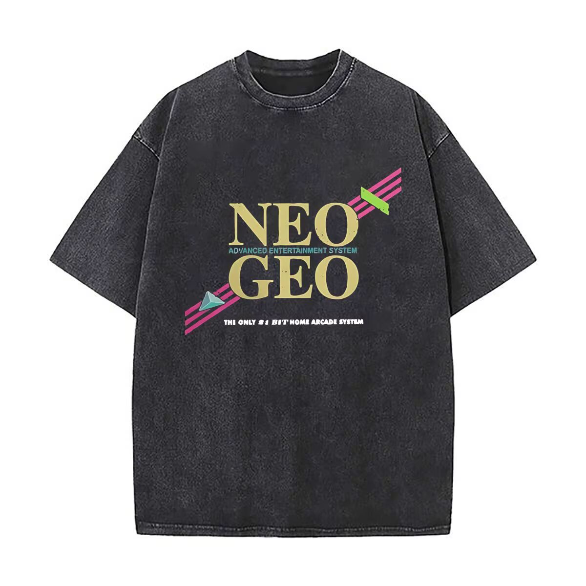 AES t-shirt pour hommes 100% coton loisirs T-Shirts col rond Neo Geo Snk t-shirt classique à manches