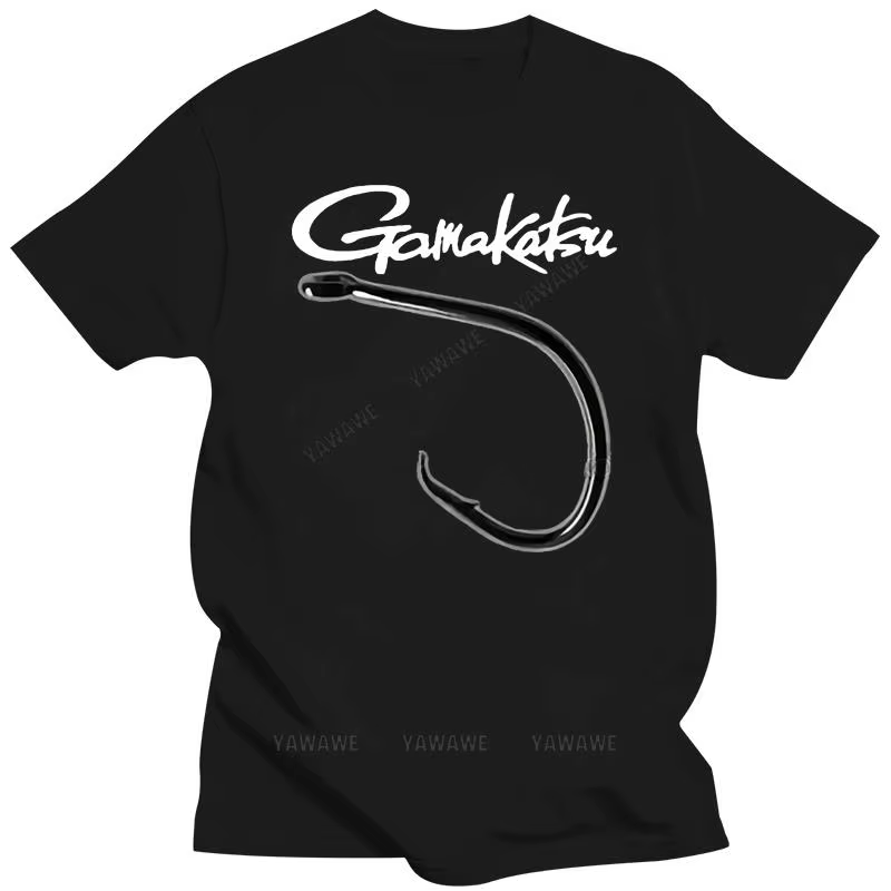 Plage homme T-Shirt mode impression t-shirts nouvelle mode Gamakatsu pêcheur crochet Logo hommes T-S