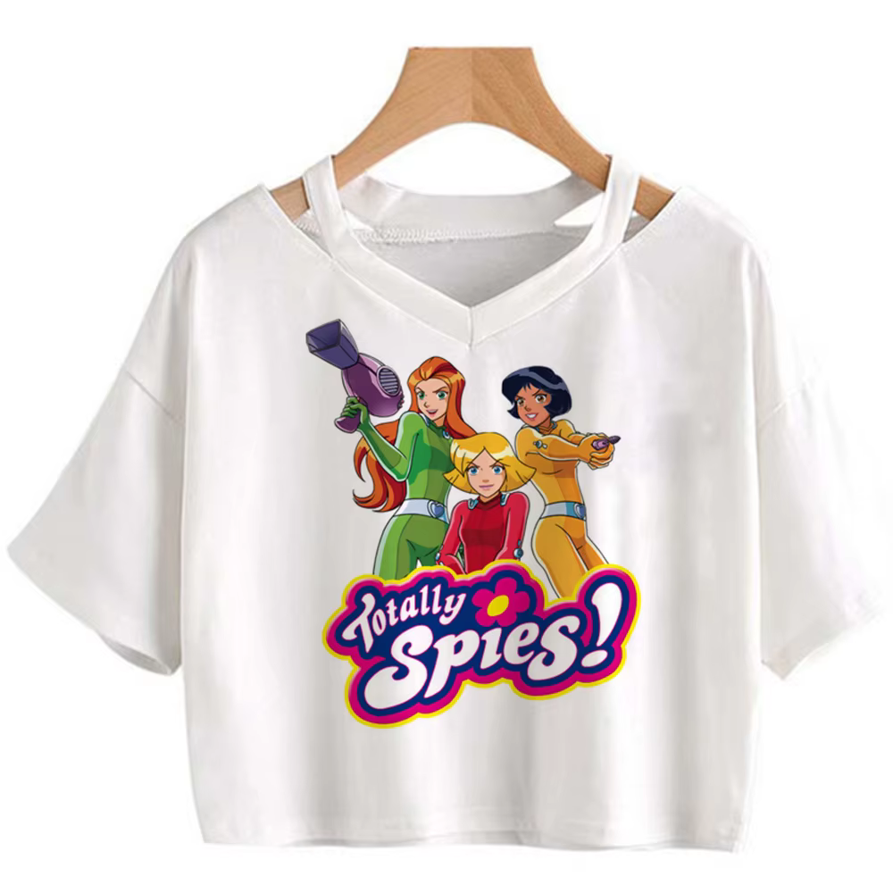 Totally Spies t-shirt femmes été graphique t-shirt femme anime vêtements