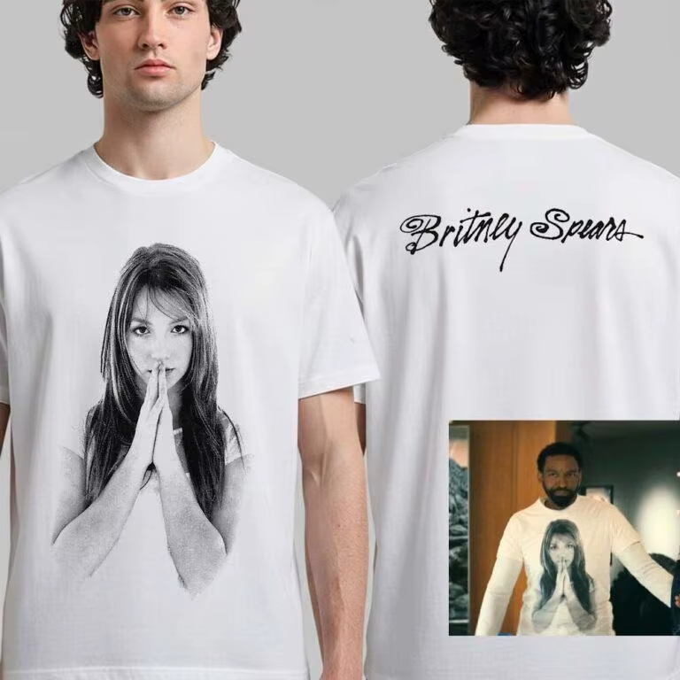T-shirt Mother's Milk Britney, t-shirt d'été unisexe ample et respirant