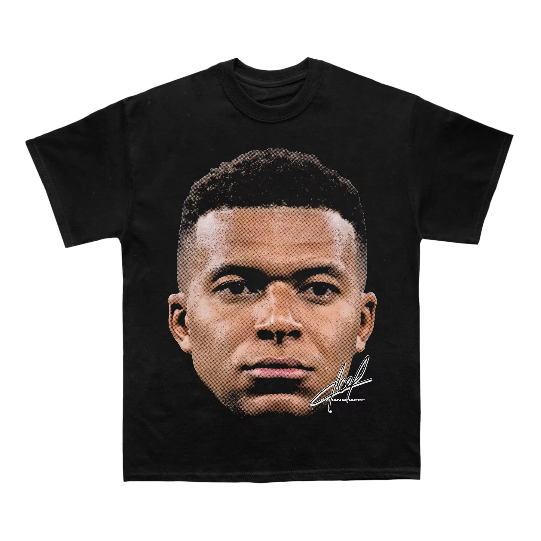 T-shirt graphique Mbappé 2026 pour fans de football, 100 % coton, unisexe, pour hommes et femmes, st