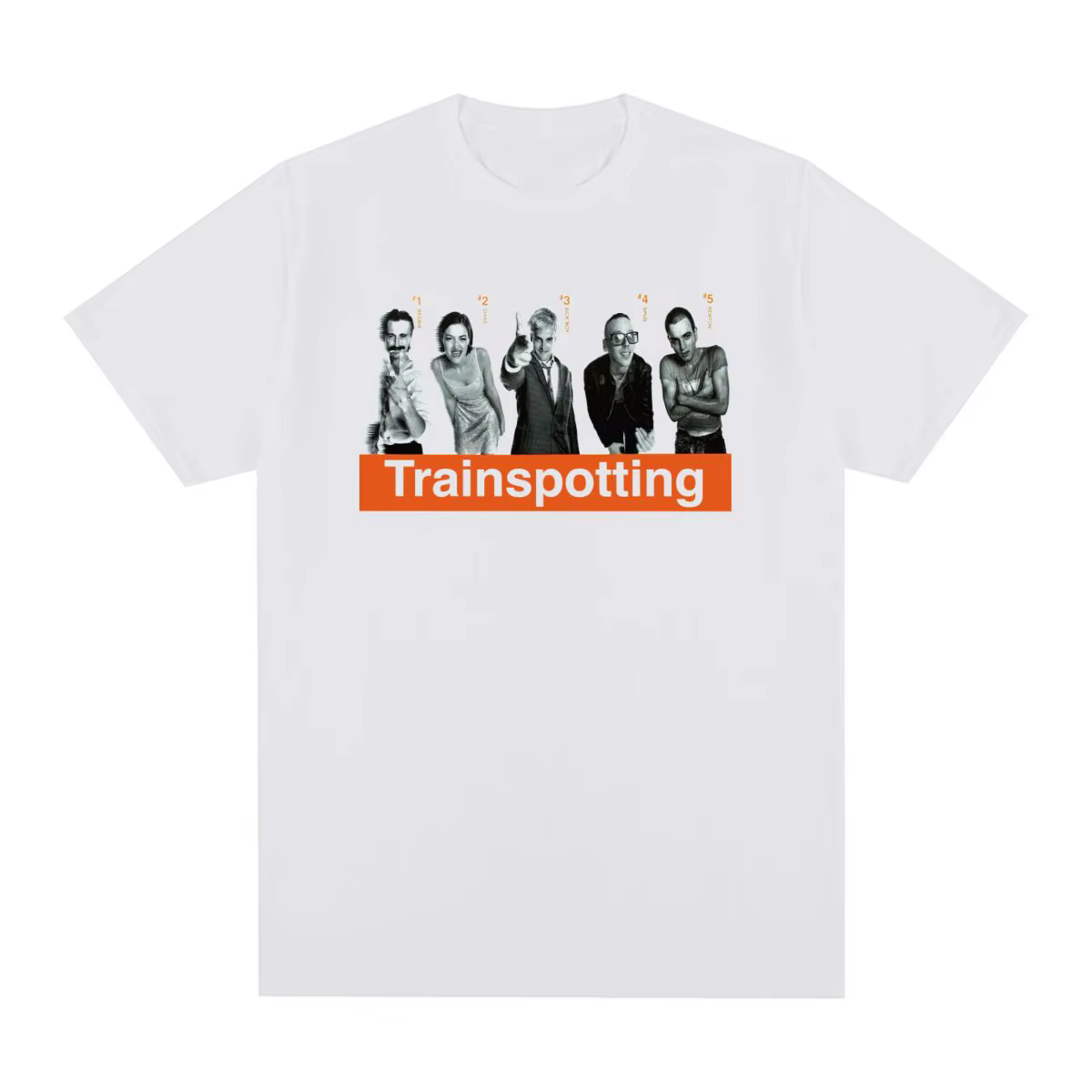Trainspotting T-shirt Vintage Collection classique Design britannique populaire coton hommes T-shirt