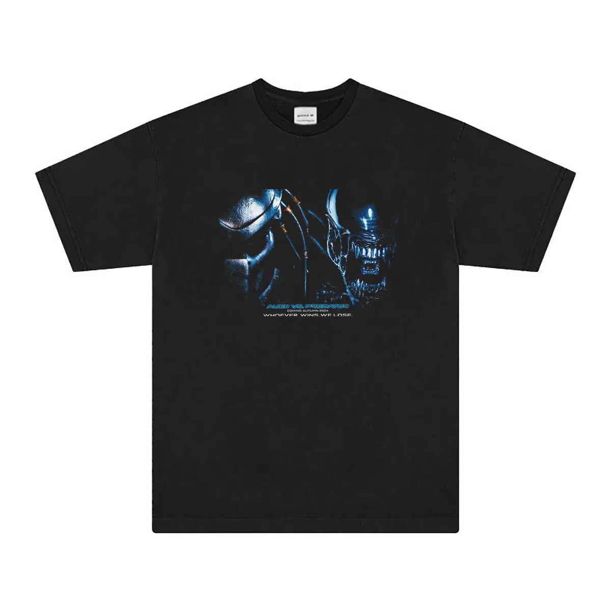 T-shirt Aliens vs Predator, en coton imprimé, coupe ample, pour hommes et femmes, cadeau d'été, manc