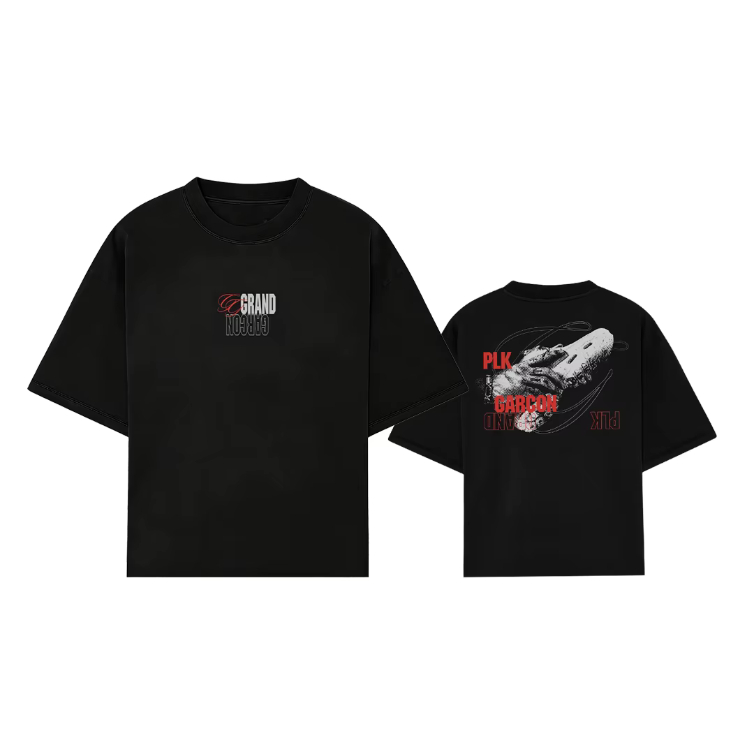 T-shirt graphique PLK (rapper) Grand Garç, T-shirt Hip Hop Rock pour homme, T-shirt d'été en pur cot