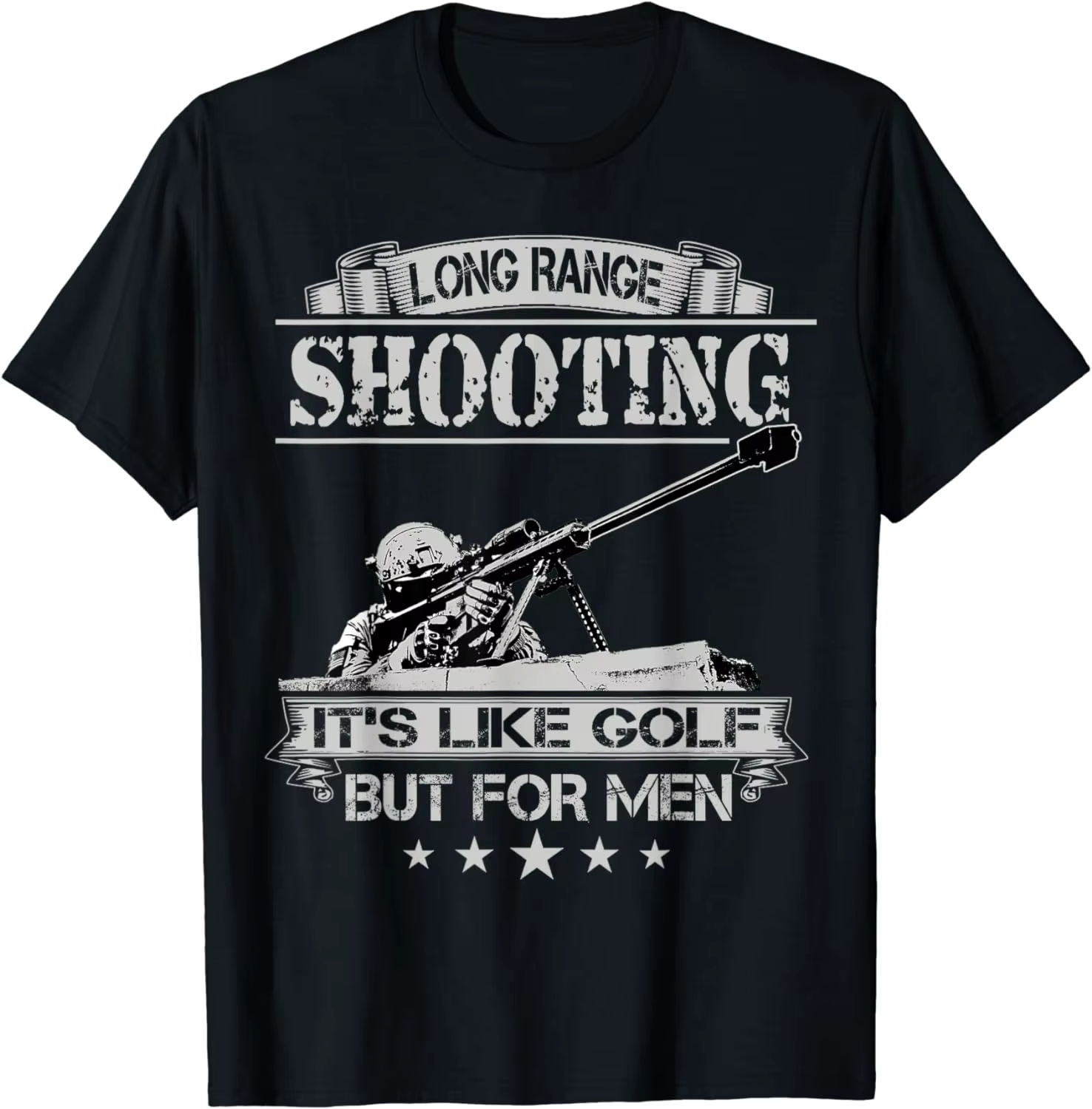 T-shirt à manches courtes et col rond pour homme, 100% coton, décontracté, tir à longue portée, c'es