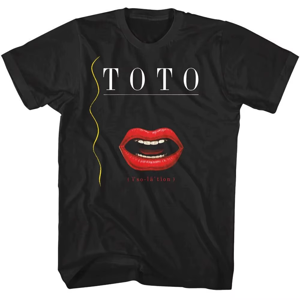 TOTO BAND chemise Isolation Album Merch t-shirts graphiques été hommes et femmes T-shirt ample et re