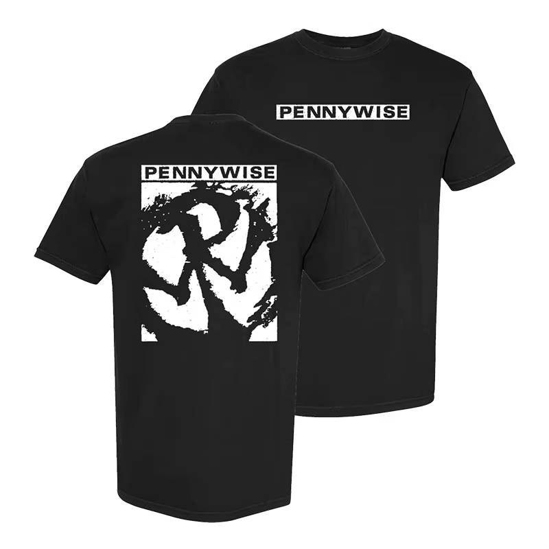 T-shirt à manches courtes et col rond en pur coton, style rétro, streetwear américain, groupe de roc