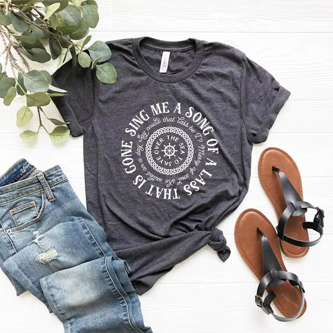 T-Shirt de la série Sing Me a Song Skye Boat Outlander Book, T-Shirt de la série Tv, T-Shirt de la s