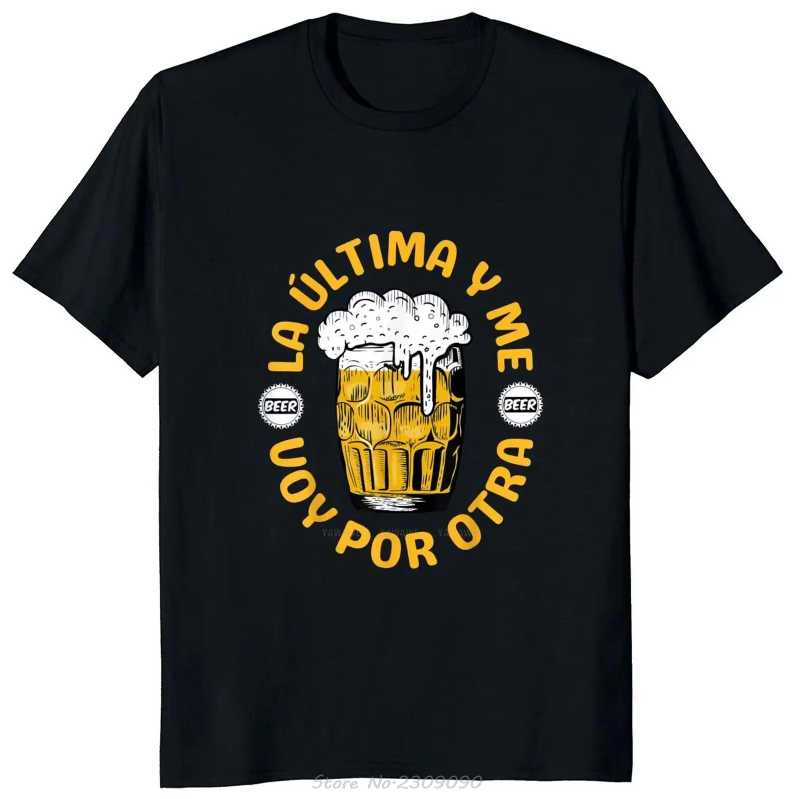 Bière dernier un et je vais pour un autre T-Shirt drôle amoureux des boissons papa blagues T-Shirt F