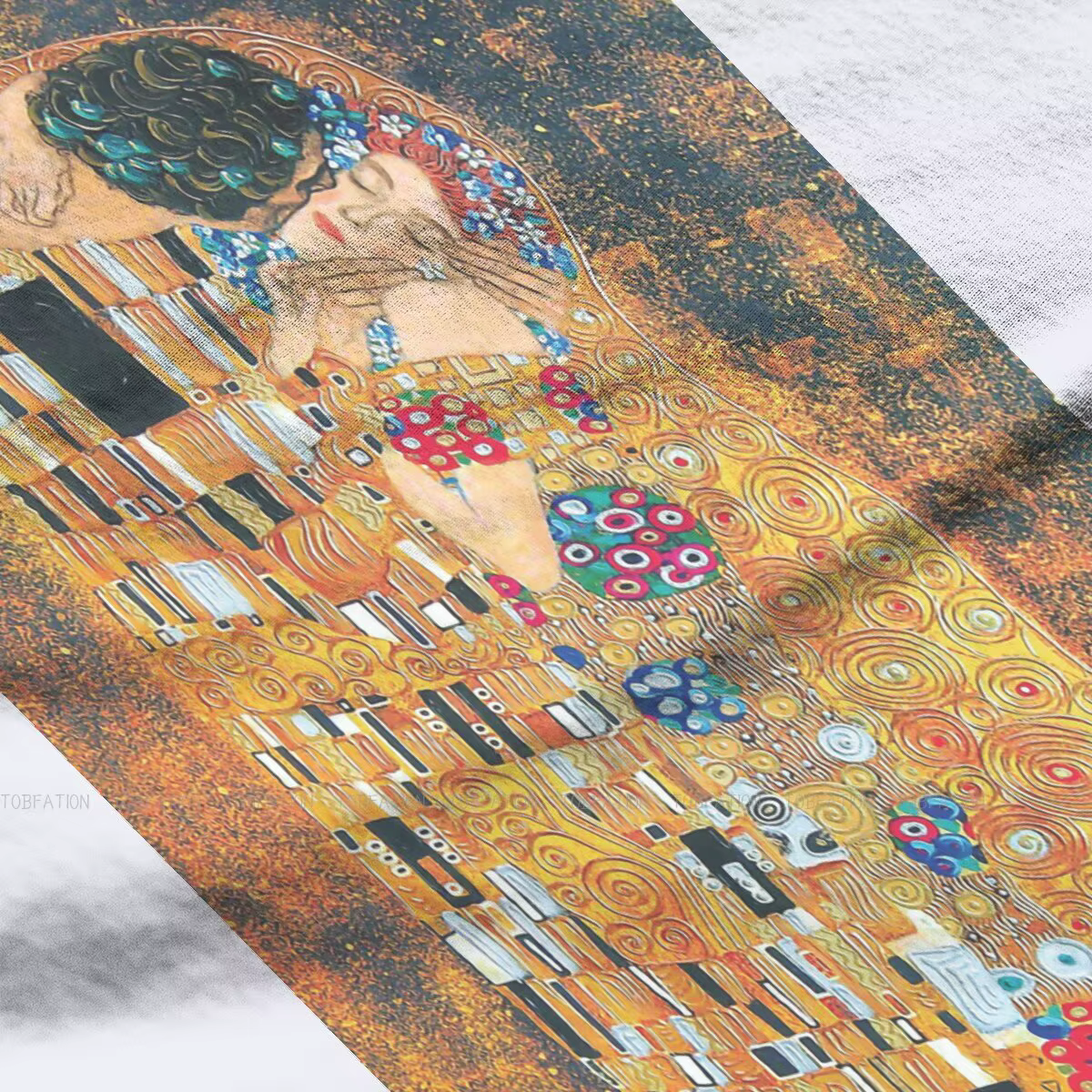 T-shirt vintage avec image de peinture pour femmes, vêtements pour femmes, GustAbility Klimt, Street