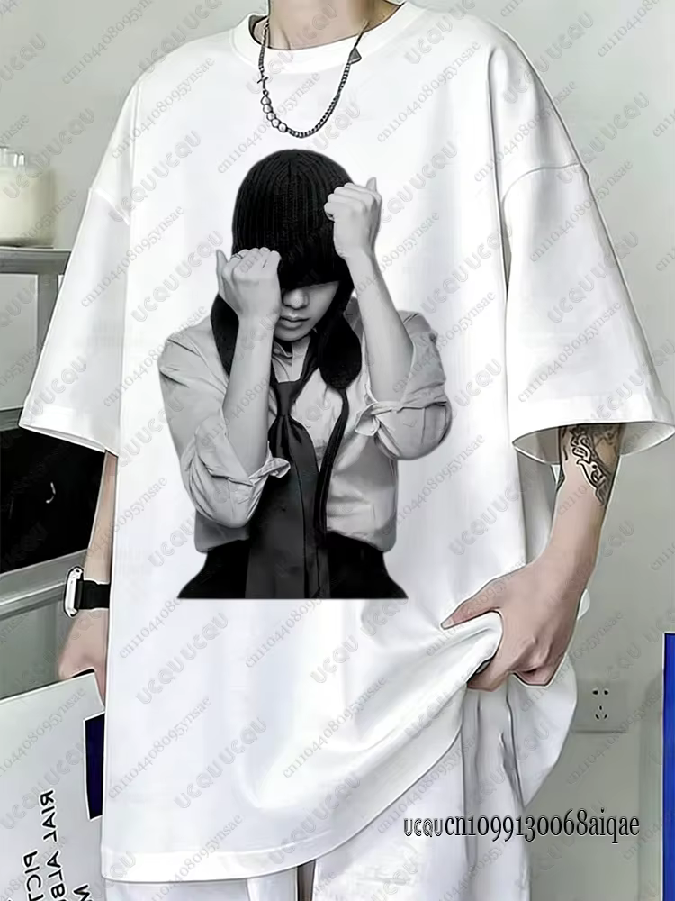 T-shirt Kpop Boy Band pour Hommes et Femmes, T-shirt d'été en Coton 2026, Polera à Manches Courtes,