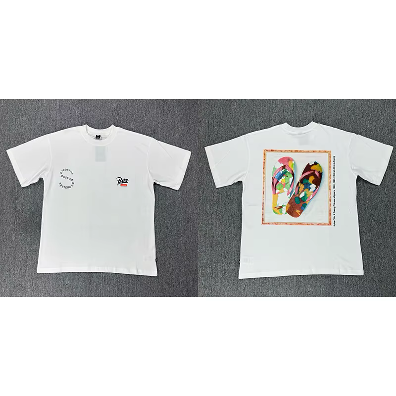 T-shirt PATTA à manches courtes en coton de haute qualité, coupe ample, décontracté, imprimé, pour h