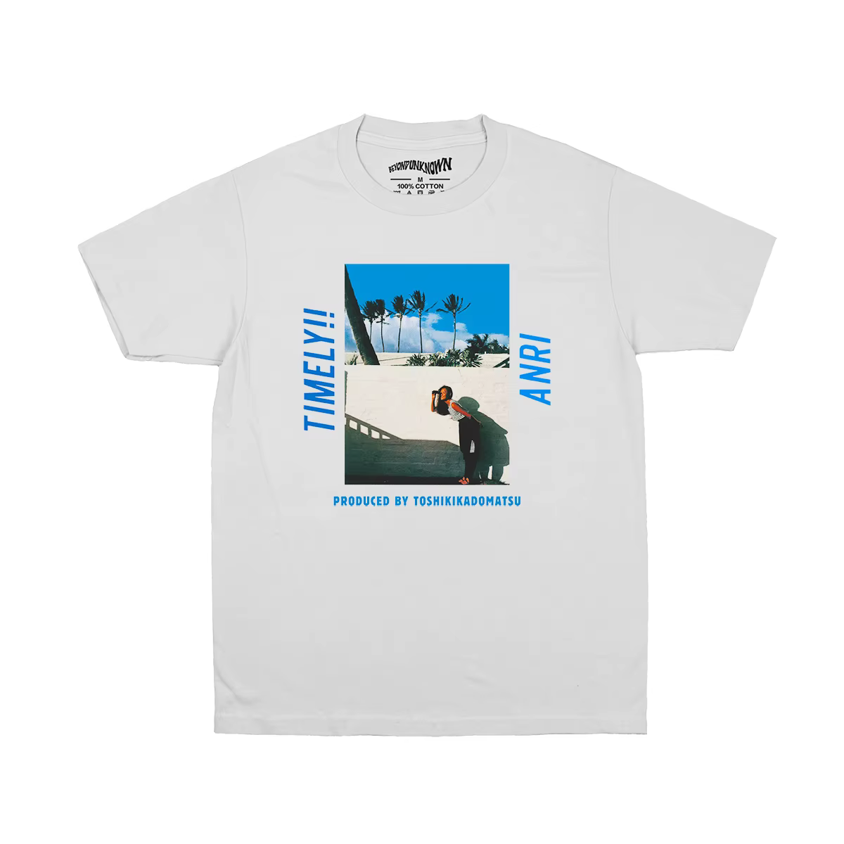 Anri-T-Shirt à Manches Courtes en Coton Blanc, Vêtement d'Été, Musique Pop, Charnière Hiki, Kadompet