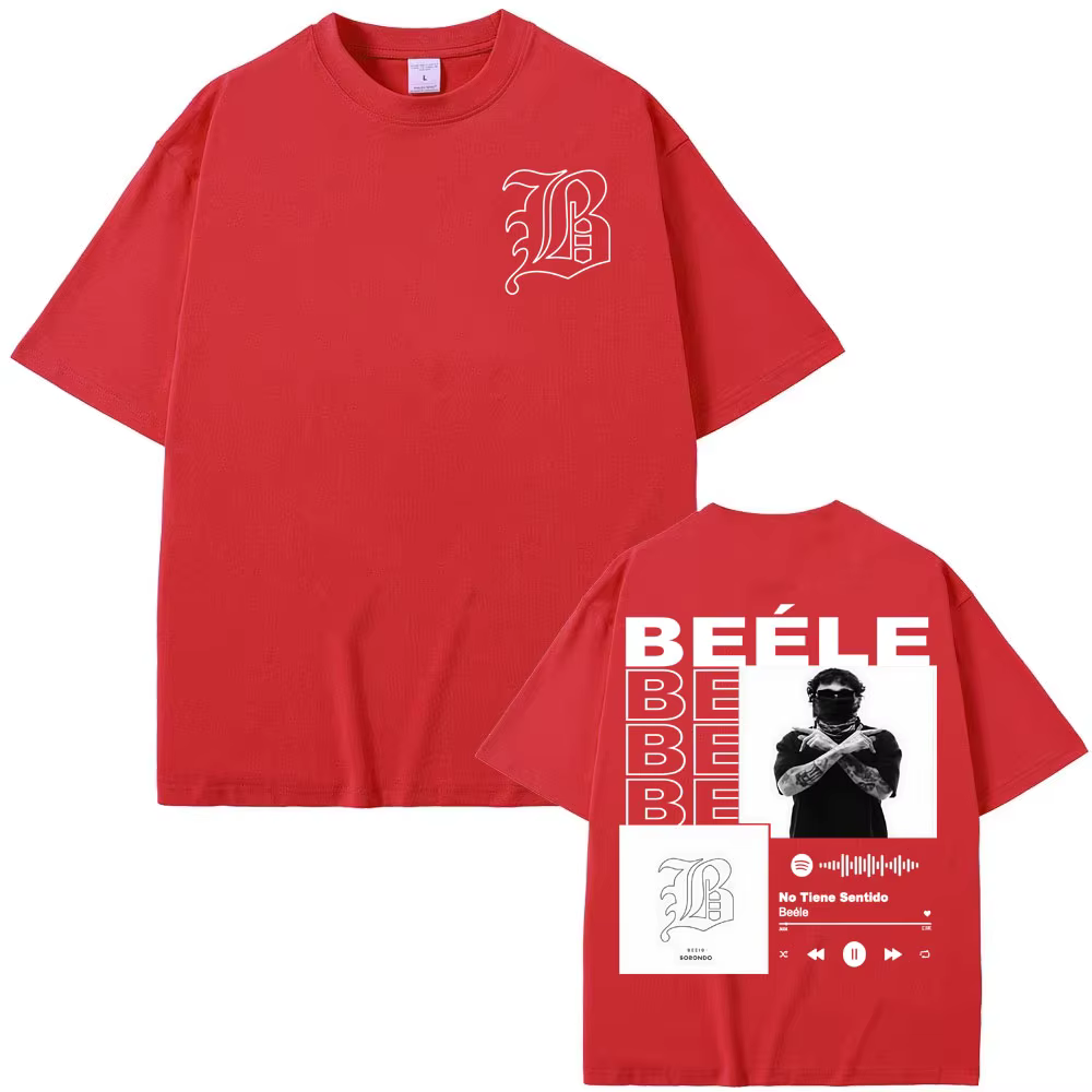 Rappeur BEELE Borondo Album Tour 2025 Merch T-shirt vêtements pour hommes mode tendance Hip Hop t-sh