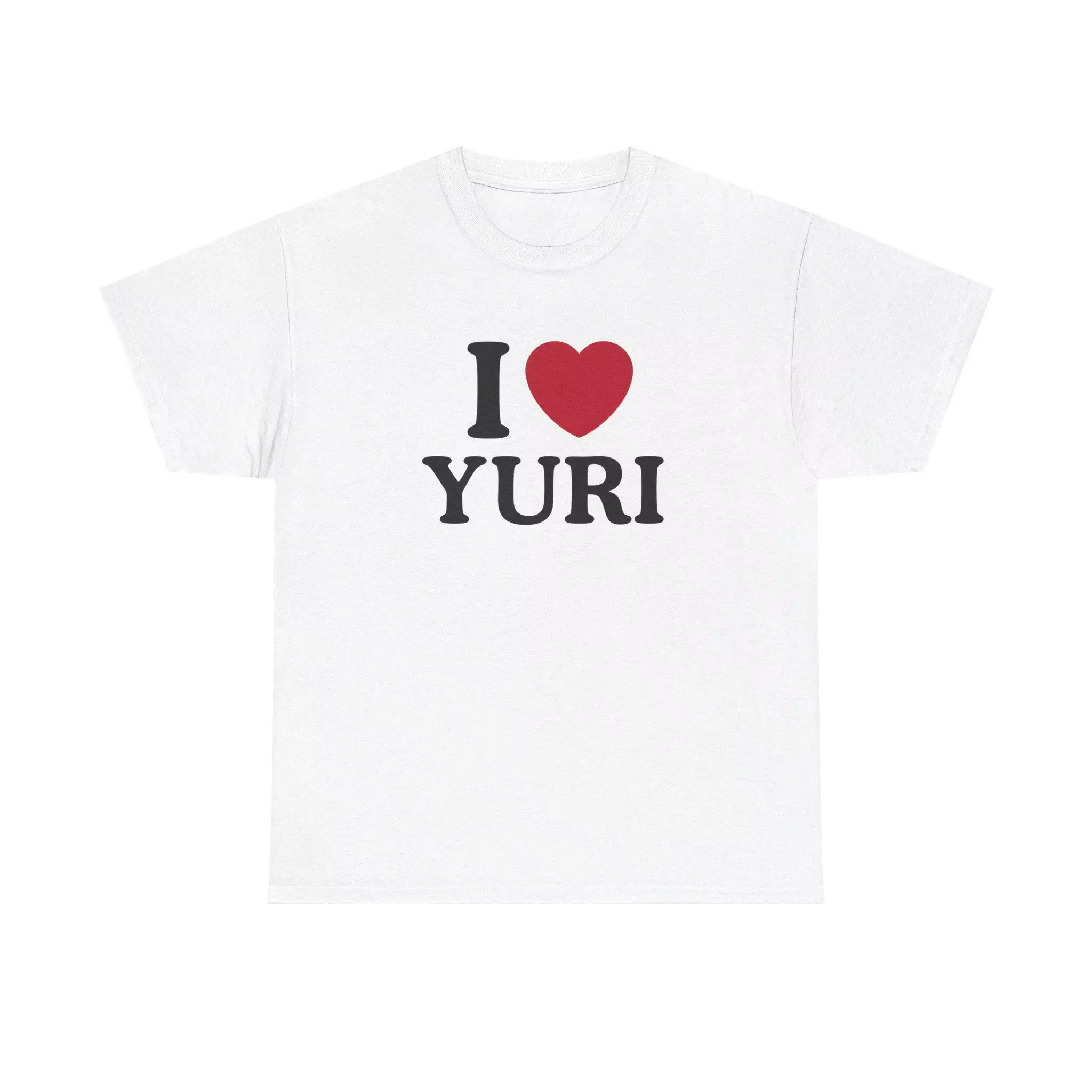 T-shirt rétro I Love Yuri pour femmes, avec graphique GL, cadeau pour les fans, vêtements de sport u