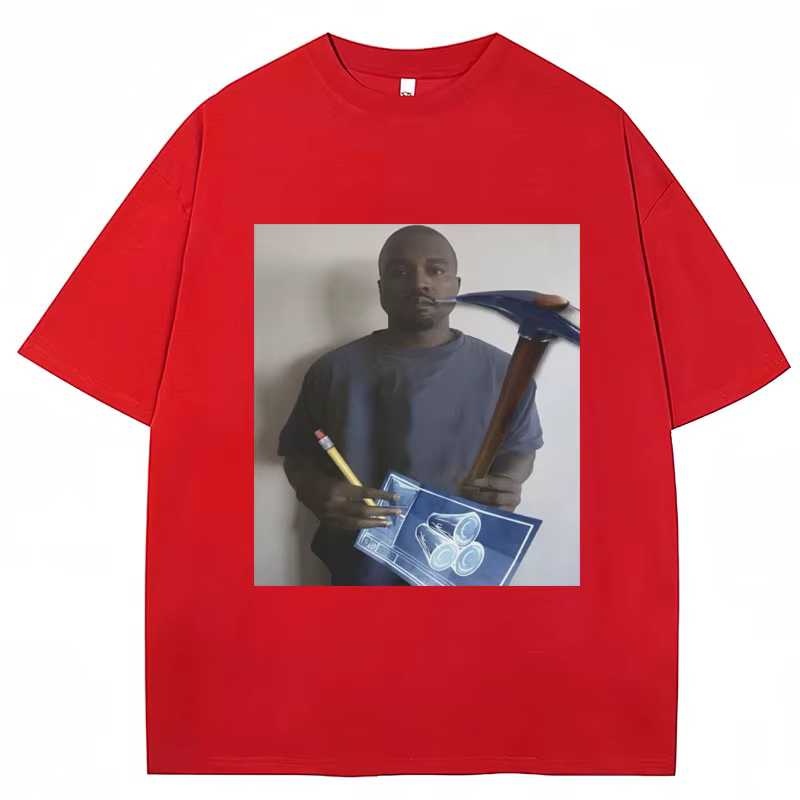Drôle Kanye West Meme T-shirt graphique jeu vidéo pour enfants Humor T-shirt hommes femmes surdimens