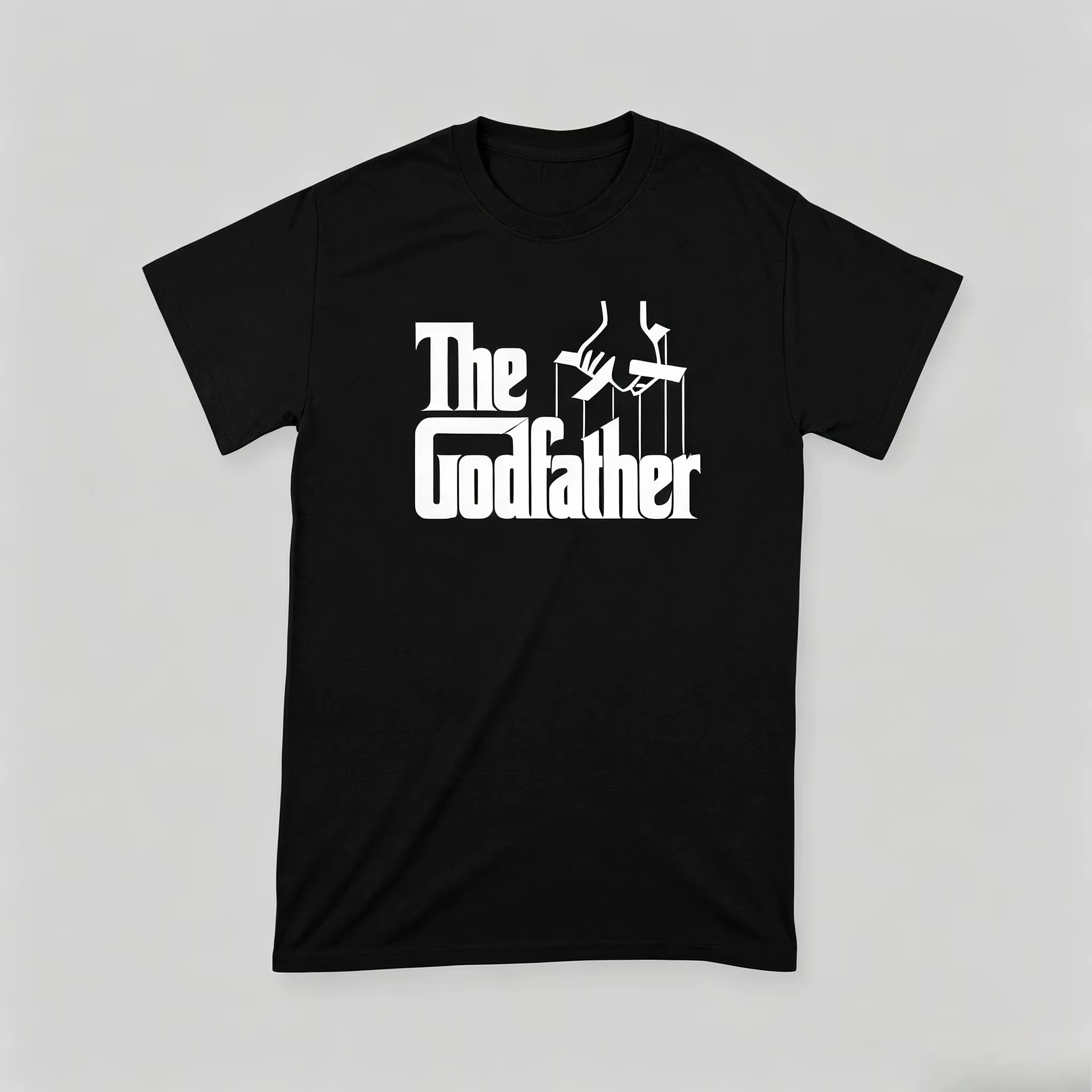 T-shirt classique Le Père Noël avec logo graphique, pour hommes et femmes, en coton doux, à manches 