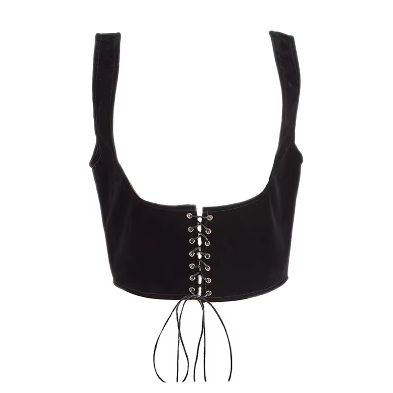 Femmes à lacets sous le buste Corset ceinture taille formation haut Corset Sexy Steampunk Bustier ta