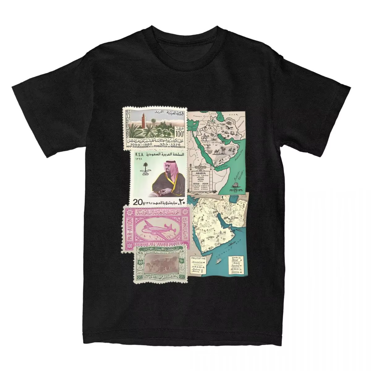 T-shirt manches courtes homme, estival et décontracté, humoristique, 100% coton, Harajuku, Royaume d