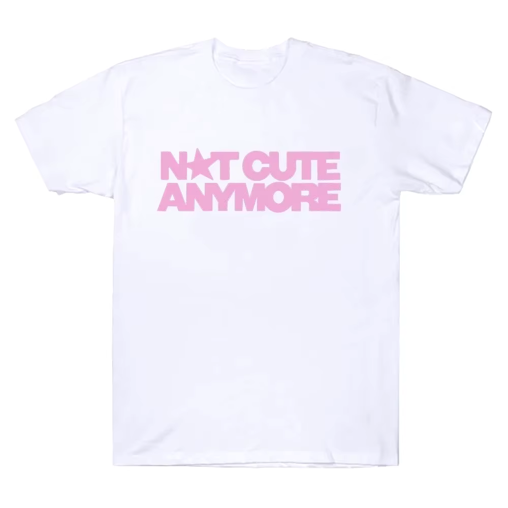 Pas mignon plus t-shirts fille bande T-shirt mode coréenne été femmes hommes à manches courtes décon