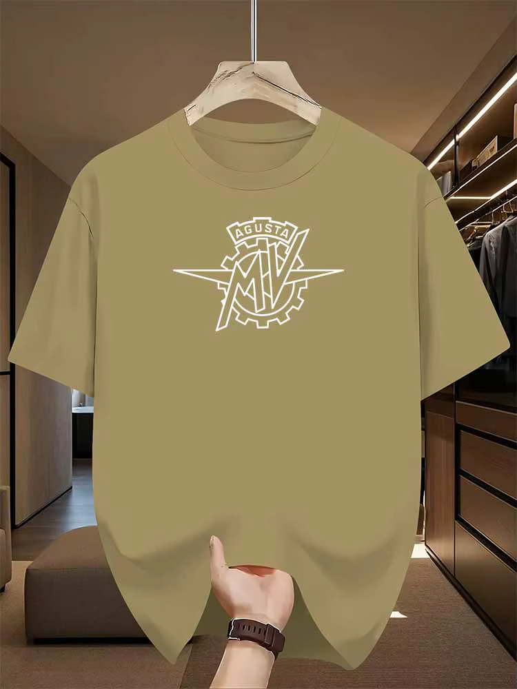 Mv Agusta t-shirt hommes 100% fibre de polyester vêtements de sport faciles à nettoyer adapté aux vê