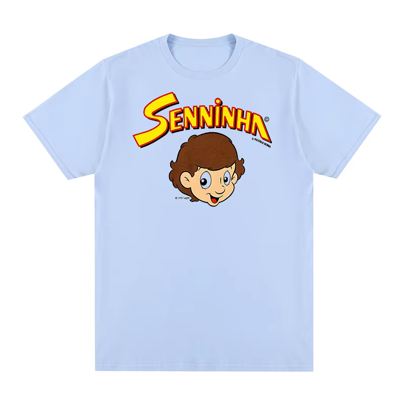 T-shirt vintage Ayrton Senna, Senninha brésilien, 1997, coton, pour hommes, nouveau t-shirt, t-shirt