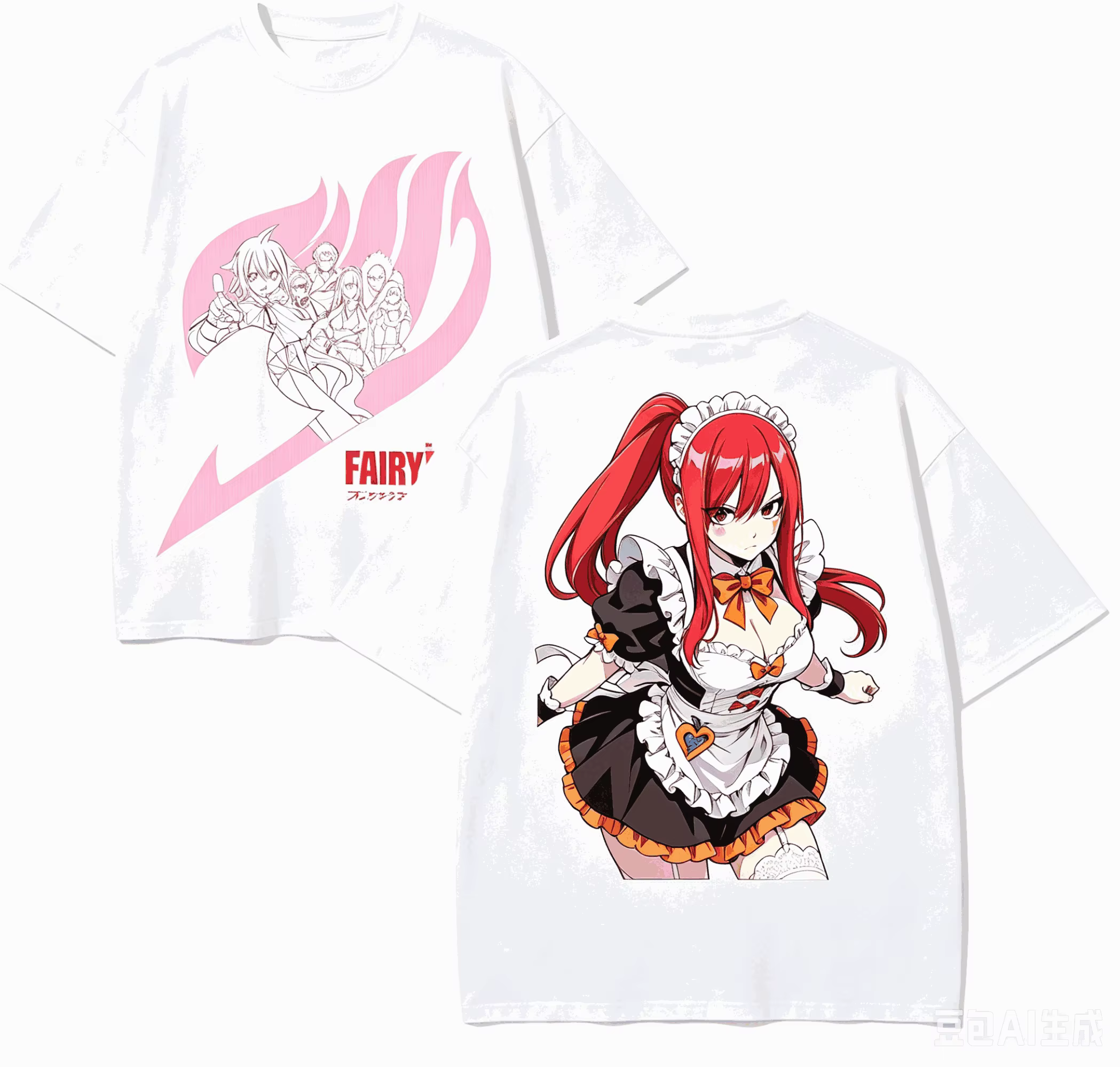 T-shirt pour amoureux de l'anime Fairy Tail, en coton Harajuku, nouveau modèle, mode High Street, su
