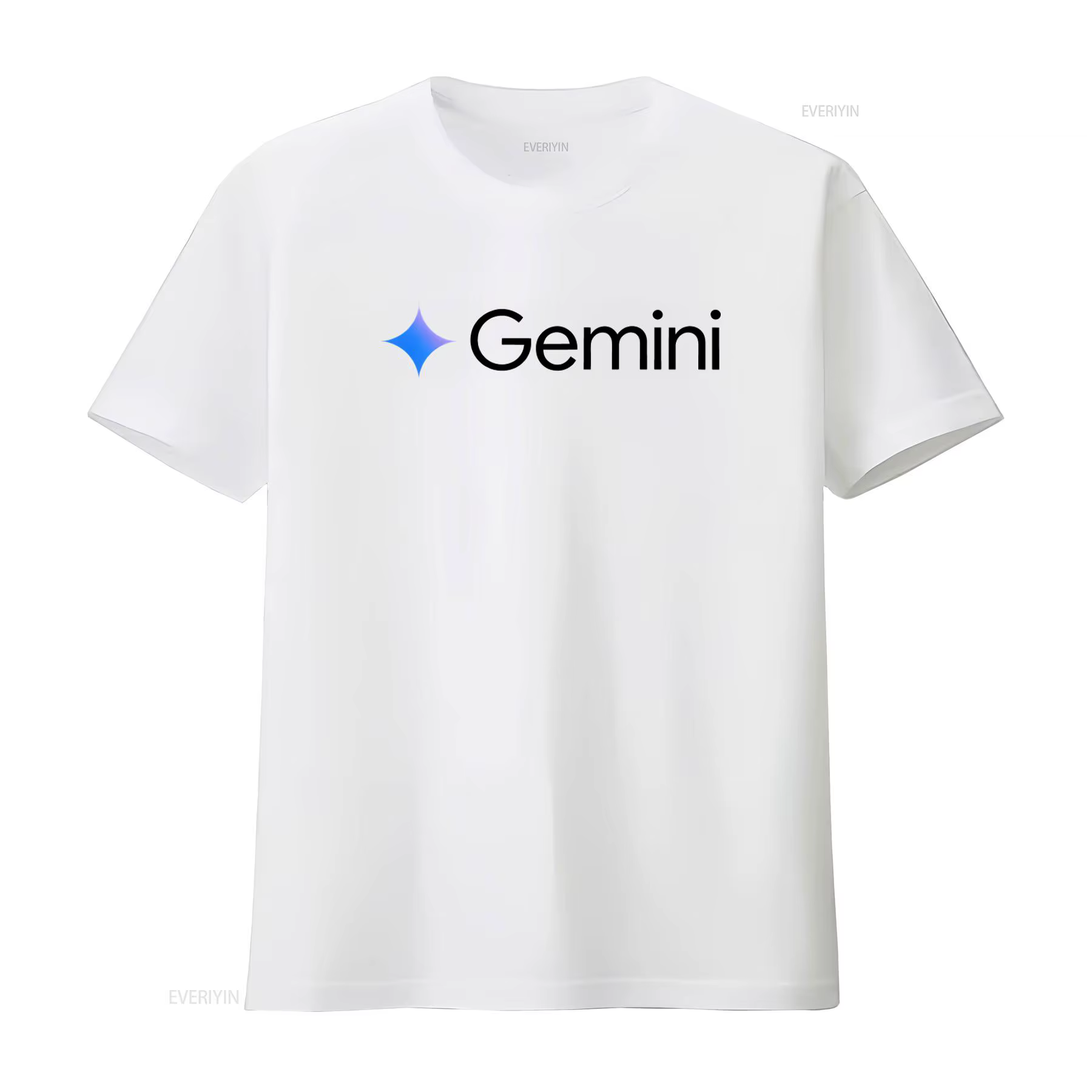 T-shirt Gemini Cool Minimal Google Artificial Intelligence AI Tech vintage délavé décontracté doux r