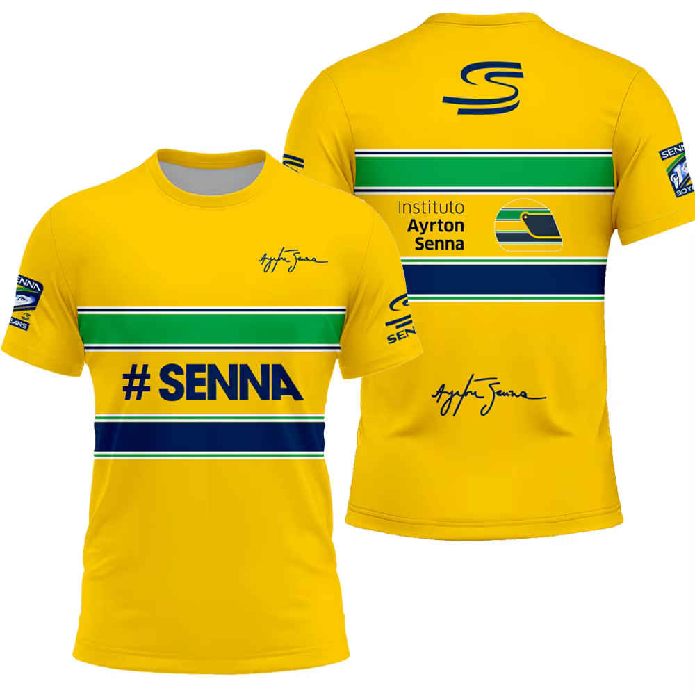 Ayrton Senna 12 passionné de chauffeur Fans de sport automobile hommes T-shirt été court femmes t-sh