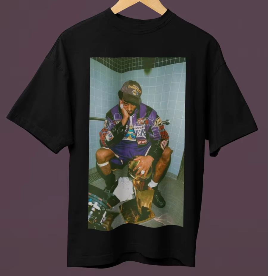 Kobe Bryant championnat anneau basket-ball graphique T-Shirt hommes femmes T-Shirt été Vintage mode 