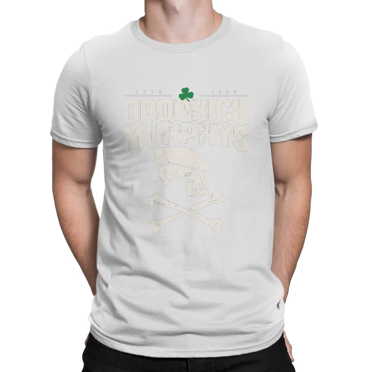 T-shirt Droprika Murphile pour Homme, Graphique PVD, Hipster, à la Mode