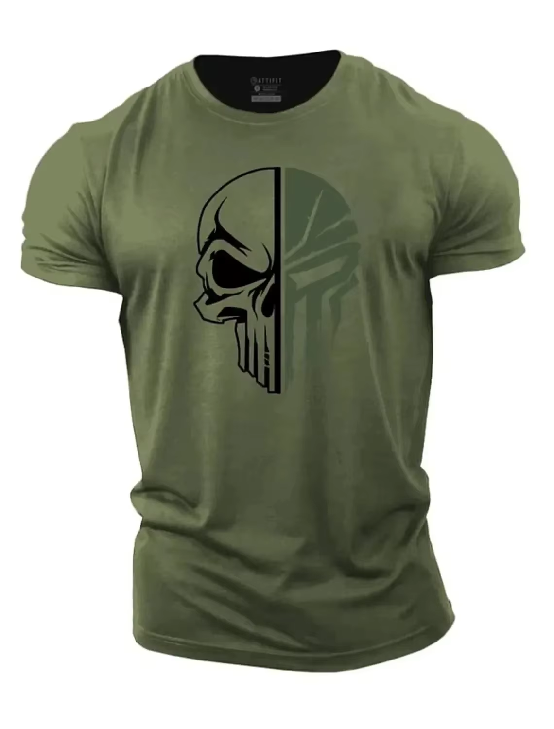T-shirt à manches courtes pour hommes, haut de Fitness, respirant, à séchage rapide