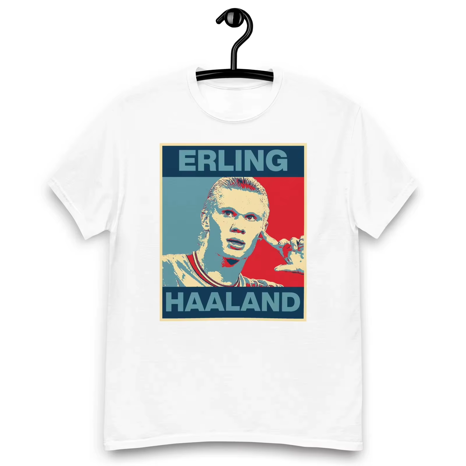 T-shirt à manches courtes surdimensionné en coton pour hommes et femmes, avec photo graphique Erling