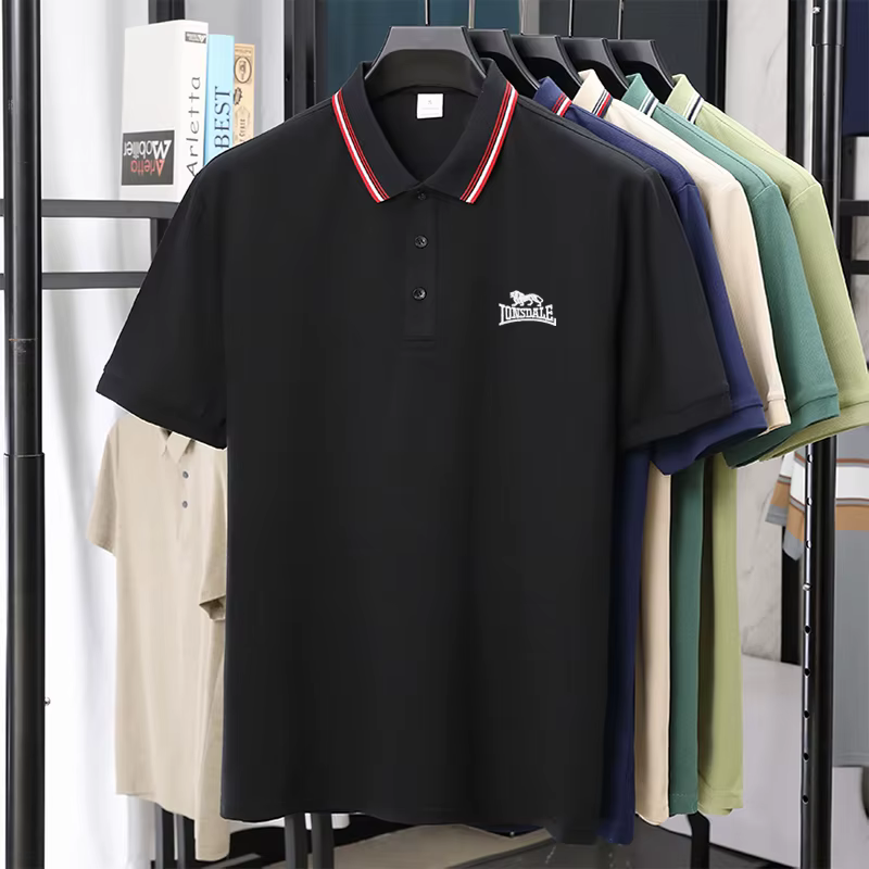Polo brodé pour homme EUR, haute qualité, nouveau produit, polo de tennis, polo de golf, t-shirt pou