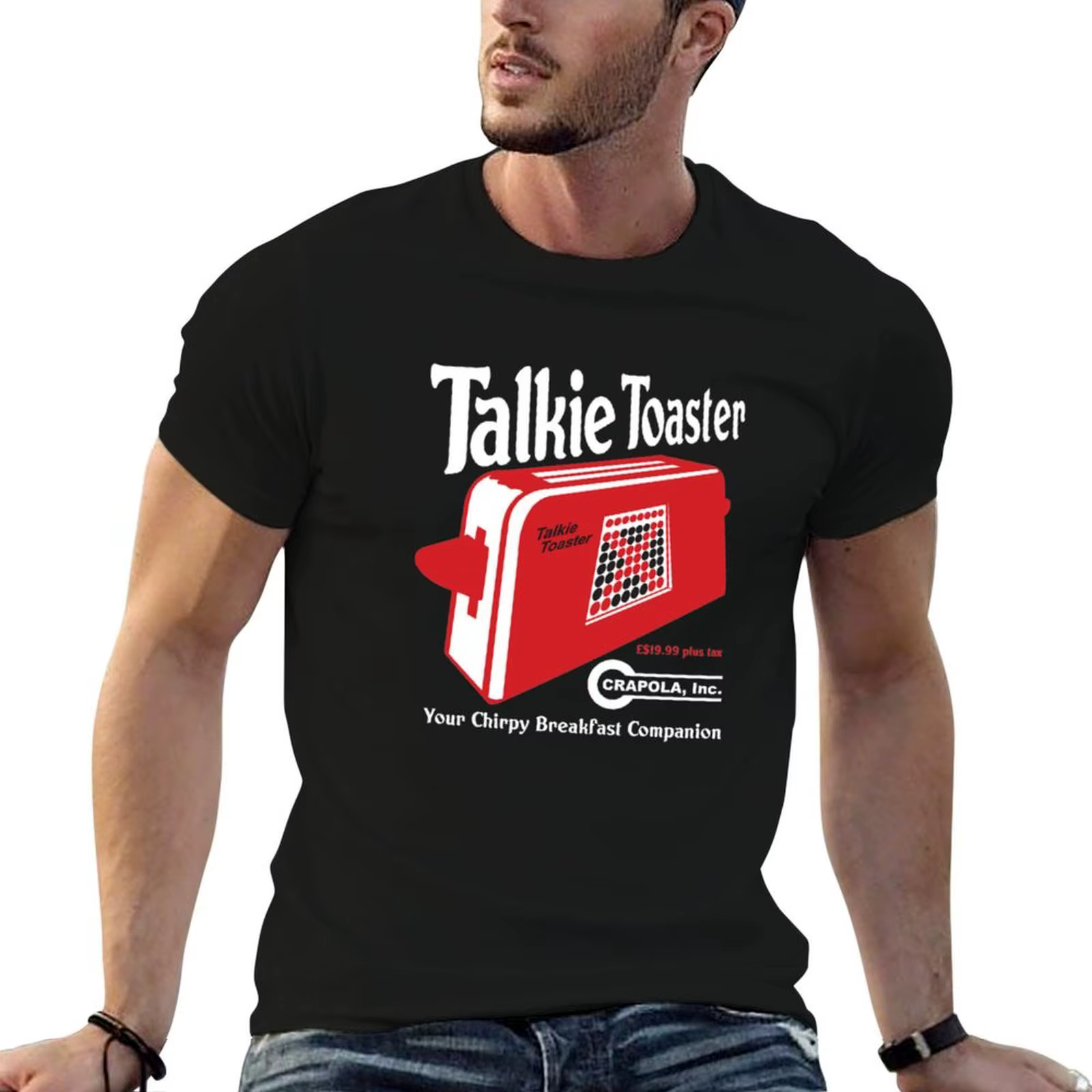 Talkie grille-pain petit déjeuner compagnon rouge nain-T-Shirt homme T-Shirt de luxe T-Shirt imprimé