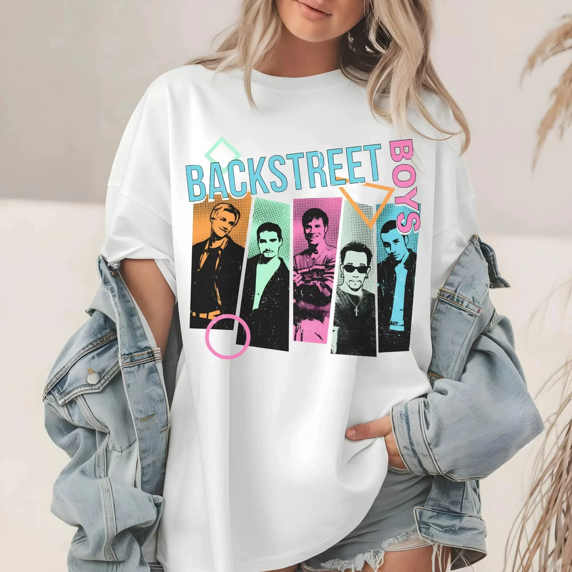T-shirt vintage Backstreet Boys BSB Rock - Rappel d'un souvenir - Pour hommes, femmes, garçons, fill