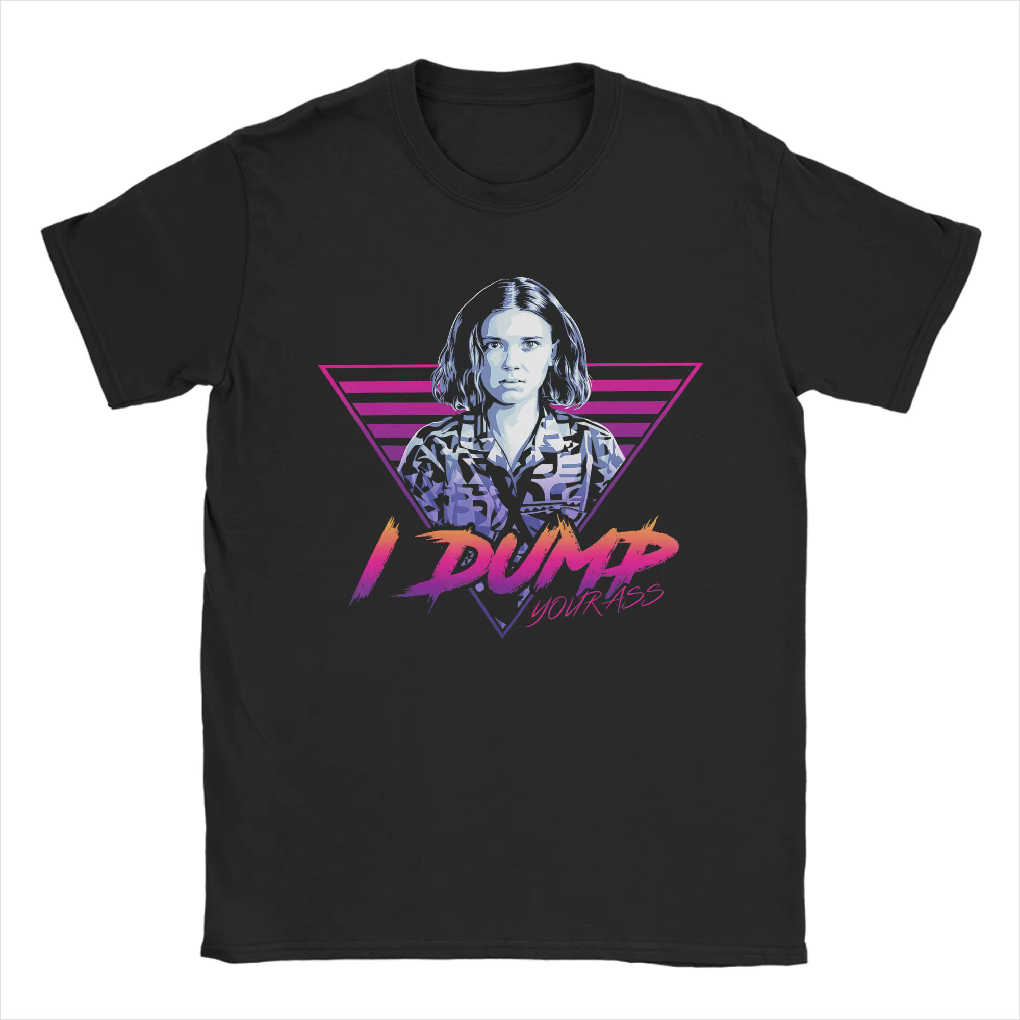 Nouveauté T-shirts pour hommes à col rond en pur coton, série TV d'horreur S-Stranger in A World Be 