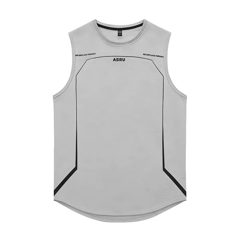 Débardeur de sport d'été pour hommes, séchage rapide, respirant, sans manches, pour la gym, l'entraî