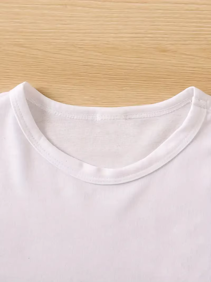 Mode T-shirt femmes Vibrant espagnol lettre imprimer à manches courtes col rond femmes décontracté é