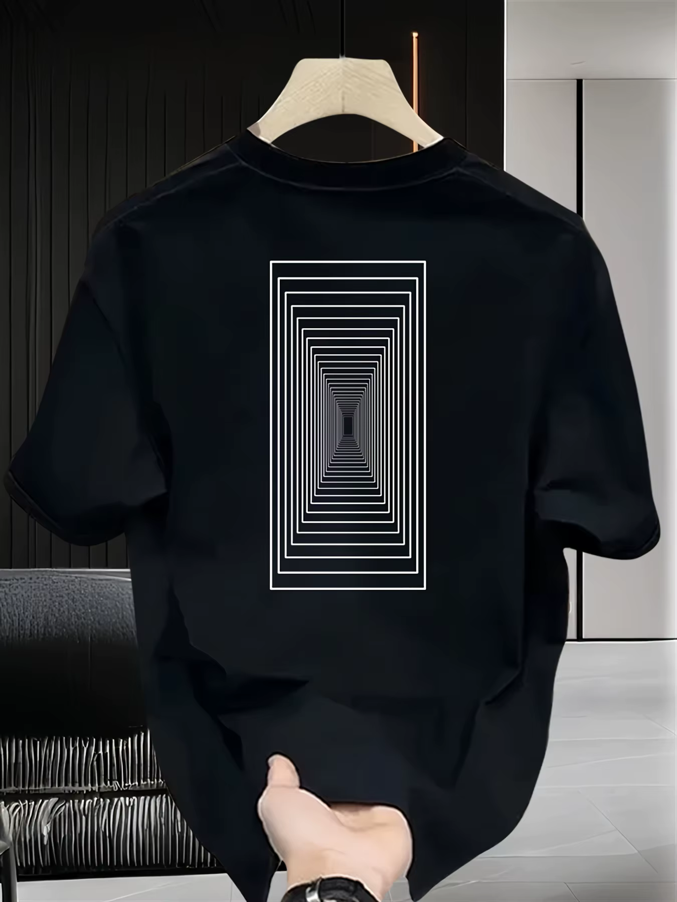T-shirt imprimé à motif graphique pour hommes, pur coton pour hommes et femmes, manches courtes, sty