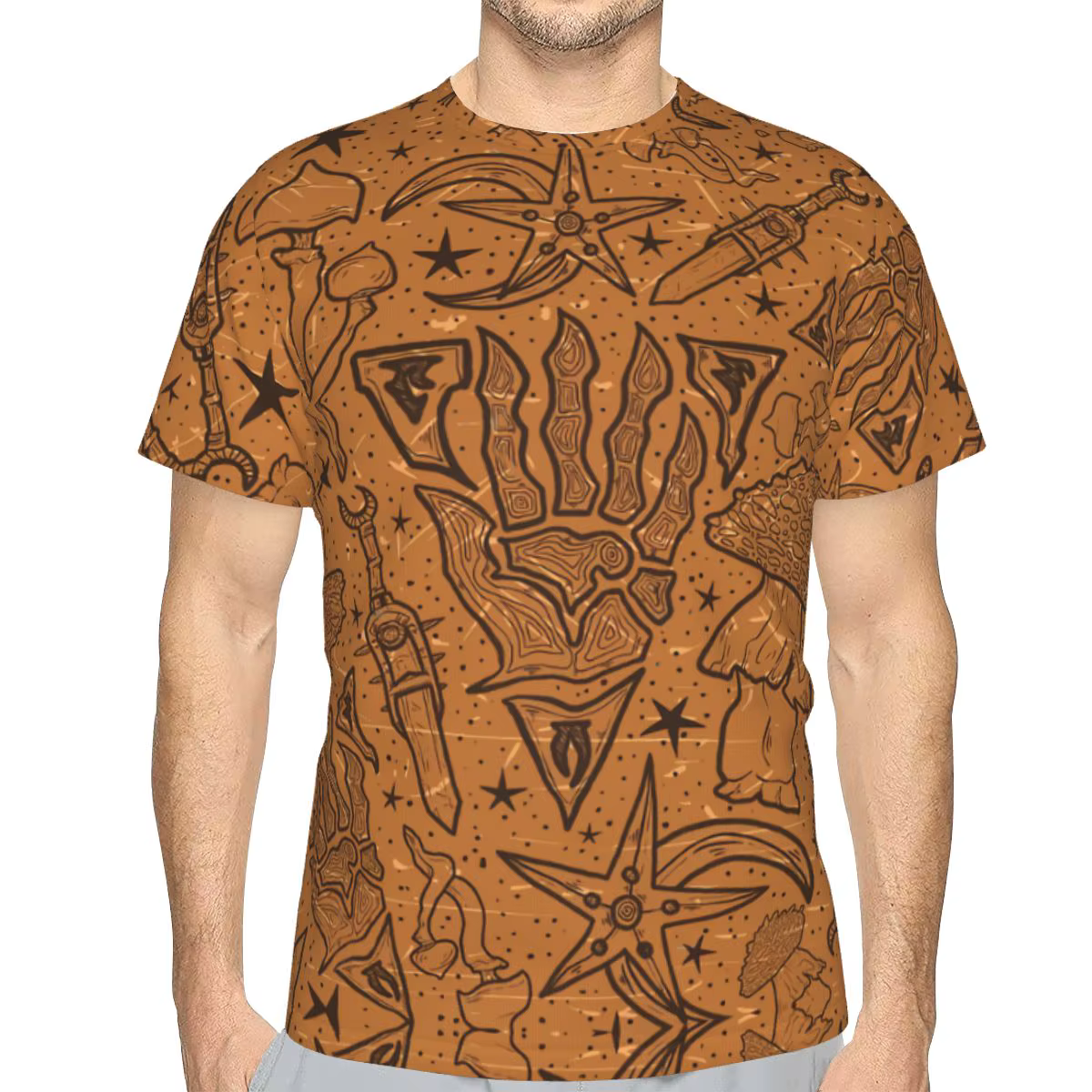 T-shirts en Polyester Nerevar's Past Morrowind, motif vieilli imprimé, t-shirt fin pour Homme, vêtem